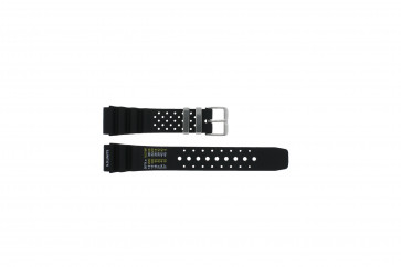Bracelet de montre  / Citizen Caoutchouc Noir 20mm